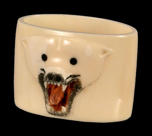 polar bear napkin ring